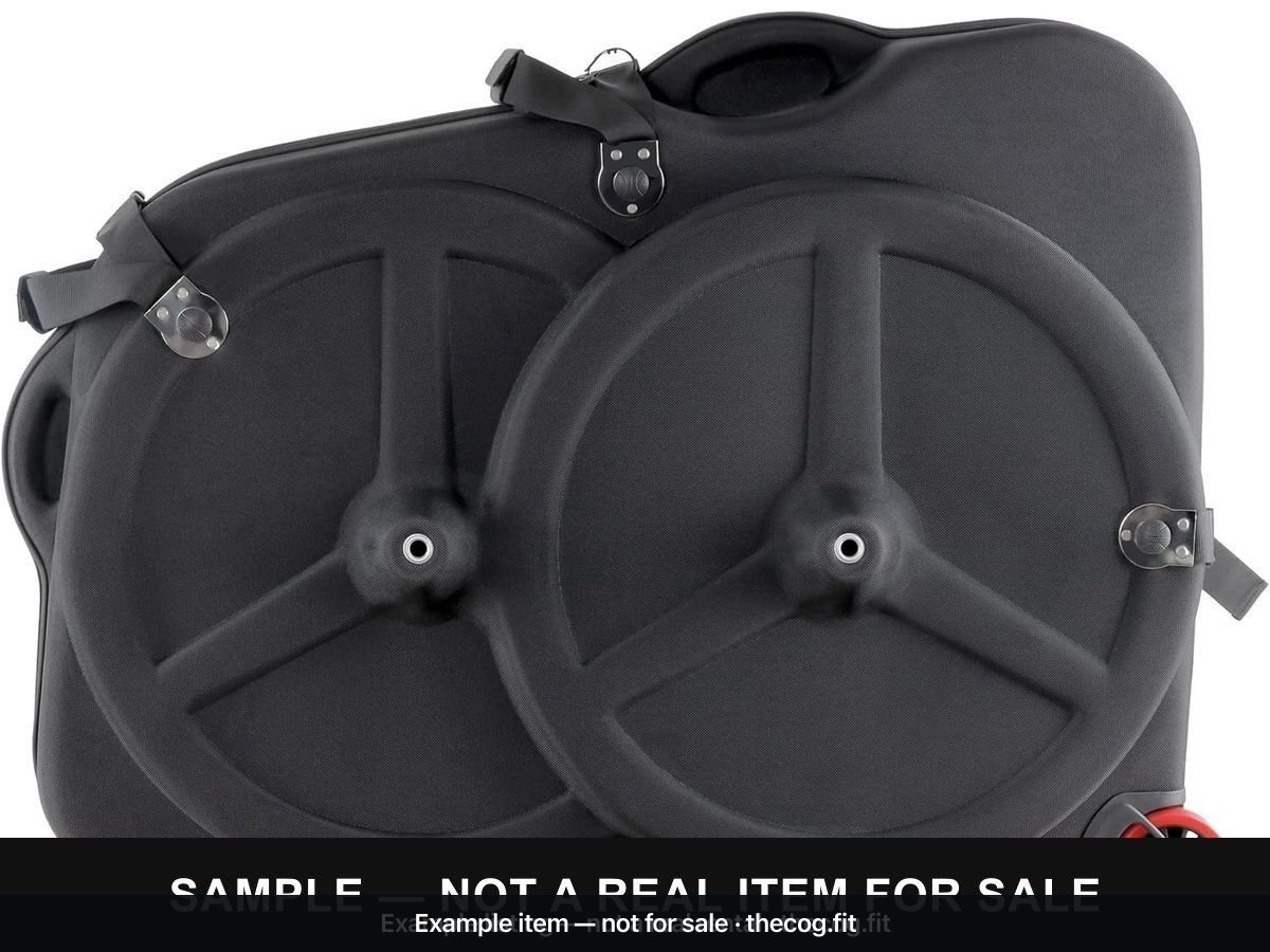 Hard-Shell Bike Box — Wheel Compartments