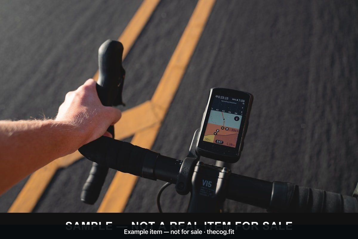 GPS Bike Computer — Colour Map & Navigation
