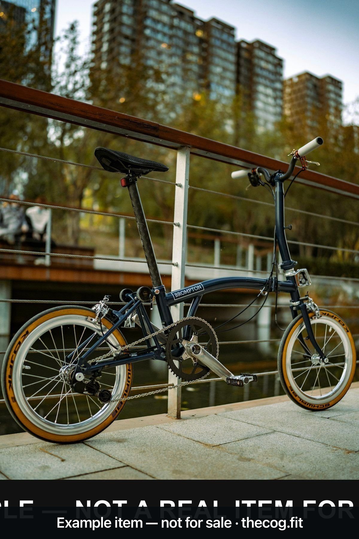 Brompton Folding Bike — 3-Speed Commuter