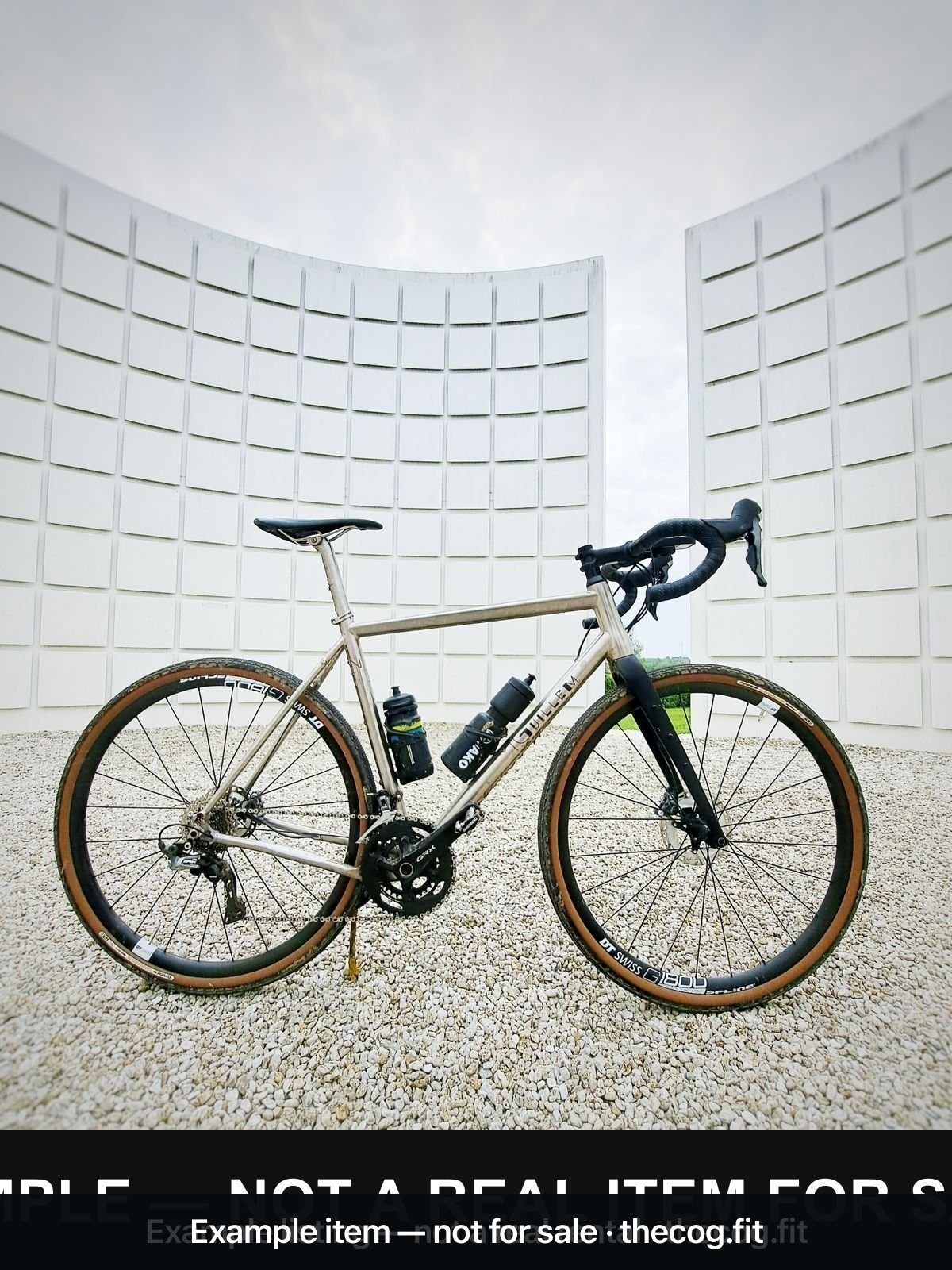 Titanium Gravel Bike — Tan-Wall, 56cm