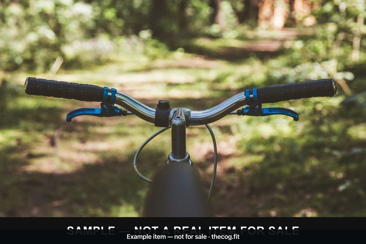 MTB Flat Handlebar — 720mm, Alloy