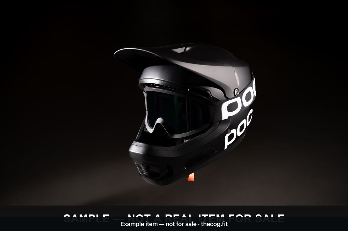 POC Full-Face MTB Helmet — Large
