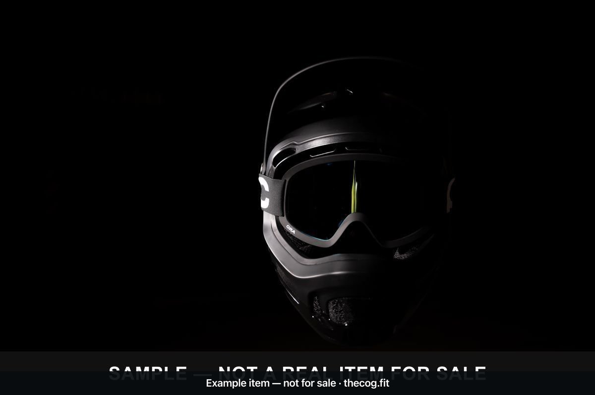 Full-Face Downhill Helmet with Goggles