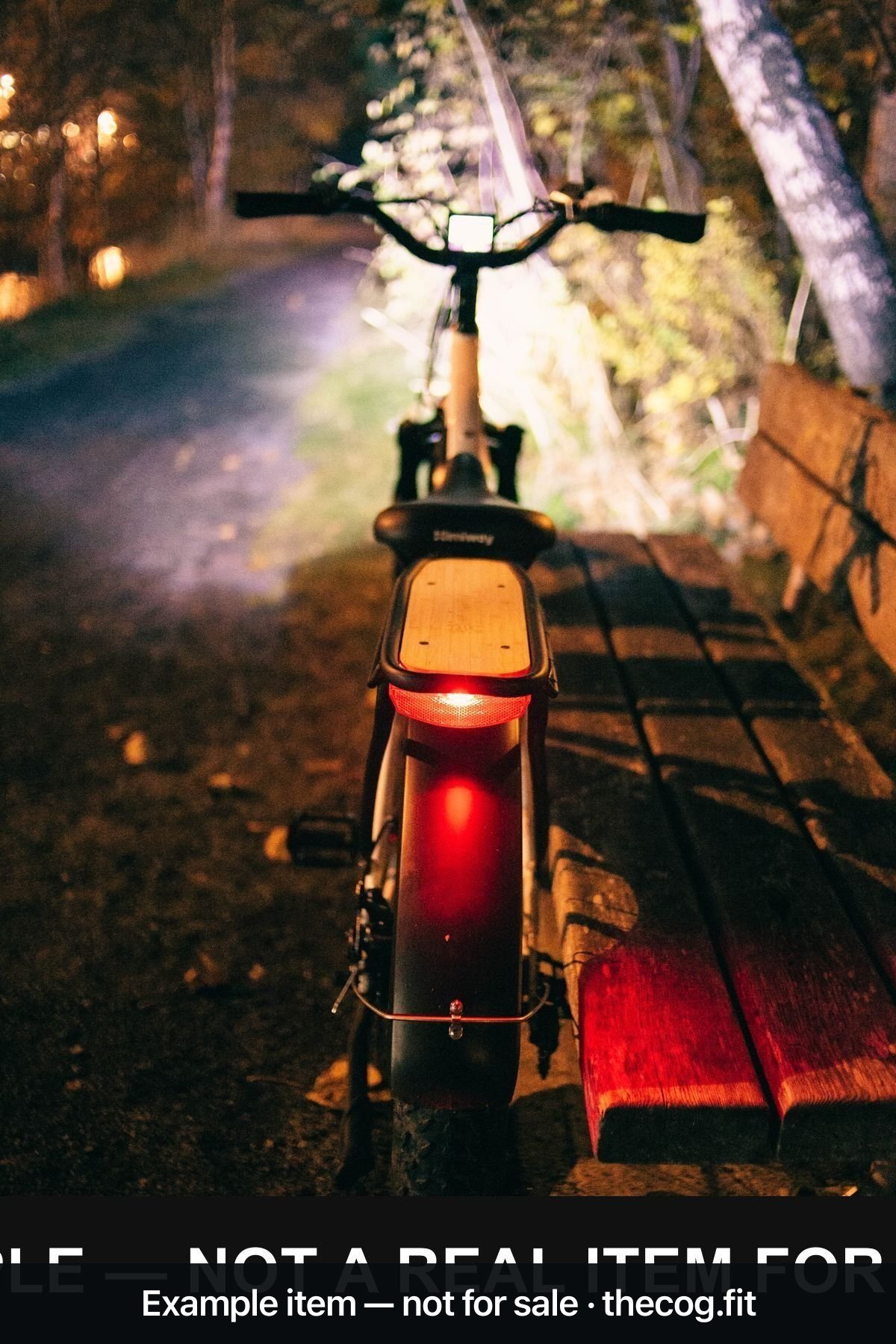 LED Rear Bike Light — USB Rechargeable