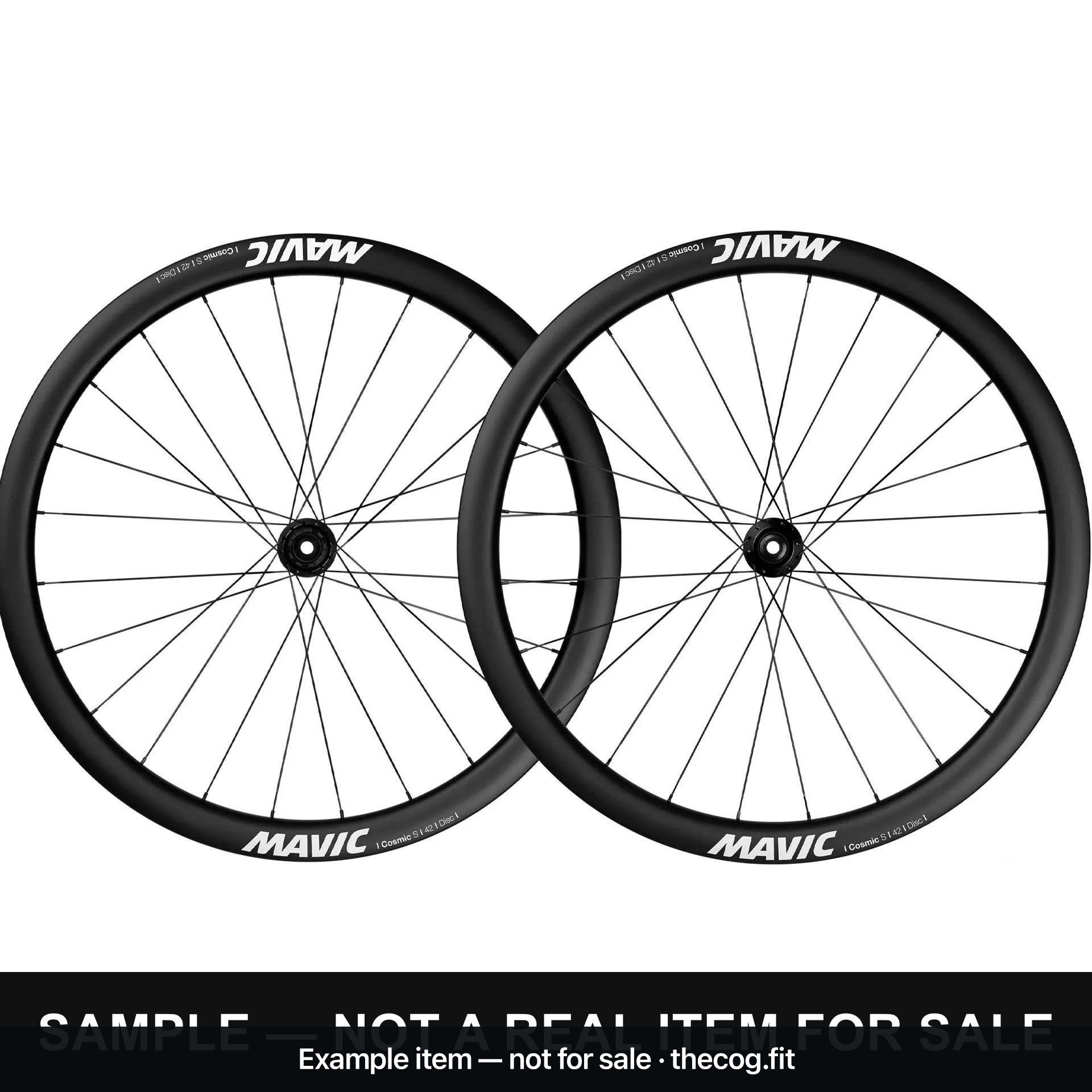 Mavic Aluminium Wheelset — 700c, Disc