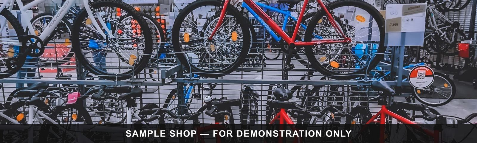 The Bike Barn (Sample) banner